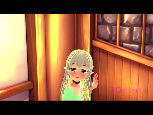 ❤️ (トラップ）エルフのメイドが顔を洗うのを手伝う ❤️❌ ポルノvk ❌️❤